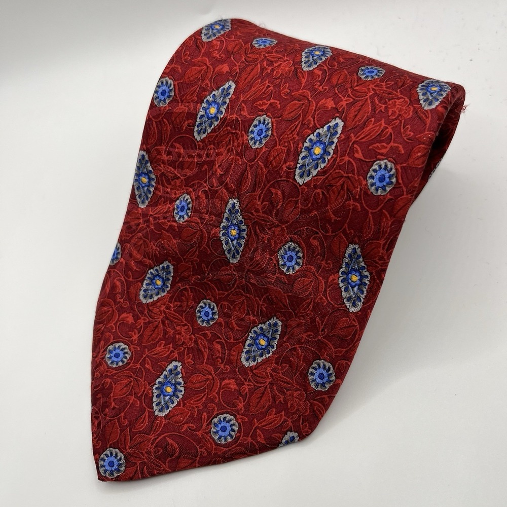 Robert Talbott Medallion Silk Tie Red Blue Best Of Class‎ Nordstrom